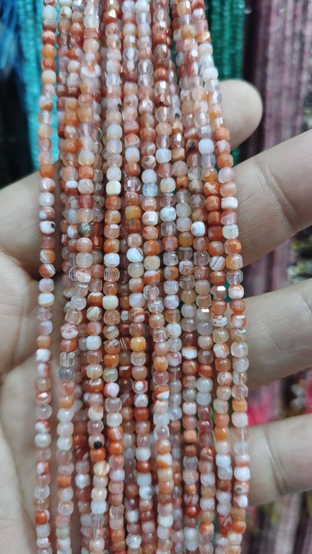 Tiger's eye stone, Shoushan stone, amethyst, rose quartz, malachite detail image 6