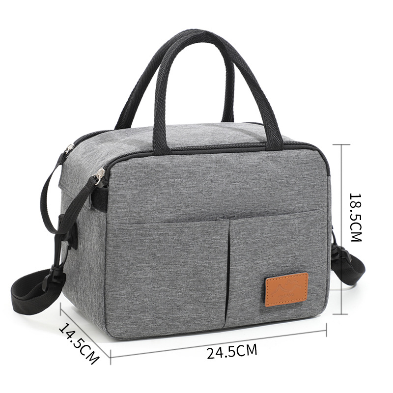 New cross-border Amazon multi-functional lunch bag, office workers' rice preservation ice pack, insulated lunch box bag, insulated bag detail image 17