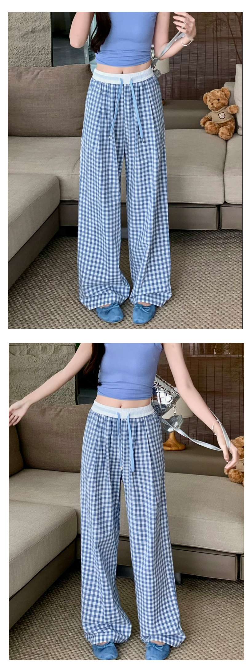  精选女式休闲裤 裤子女宽松休闲 高质量舒适女装裤子 时尚休闲风格裤子女宽松休闲细节图