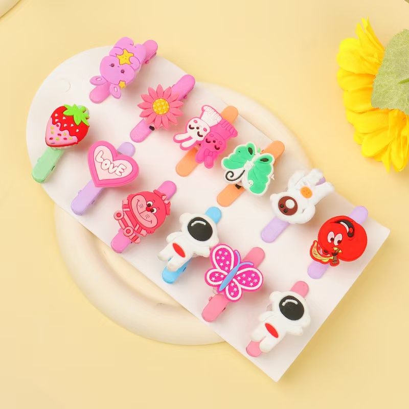 儿童卡通发光发夹夜市地摊热卖发光小玩具幼儿园学生奖品小礼品热门款LED发夹详情4