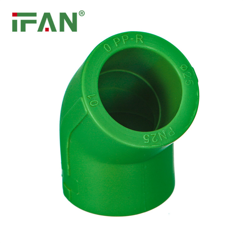 IFAN PPR 45°Elbow Plastic Plumbing PPR Pipe Connect Fittings