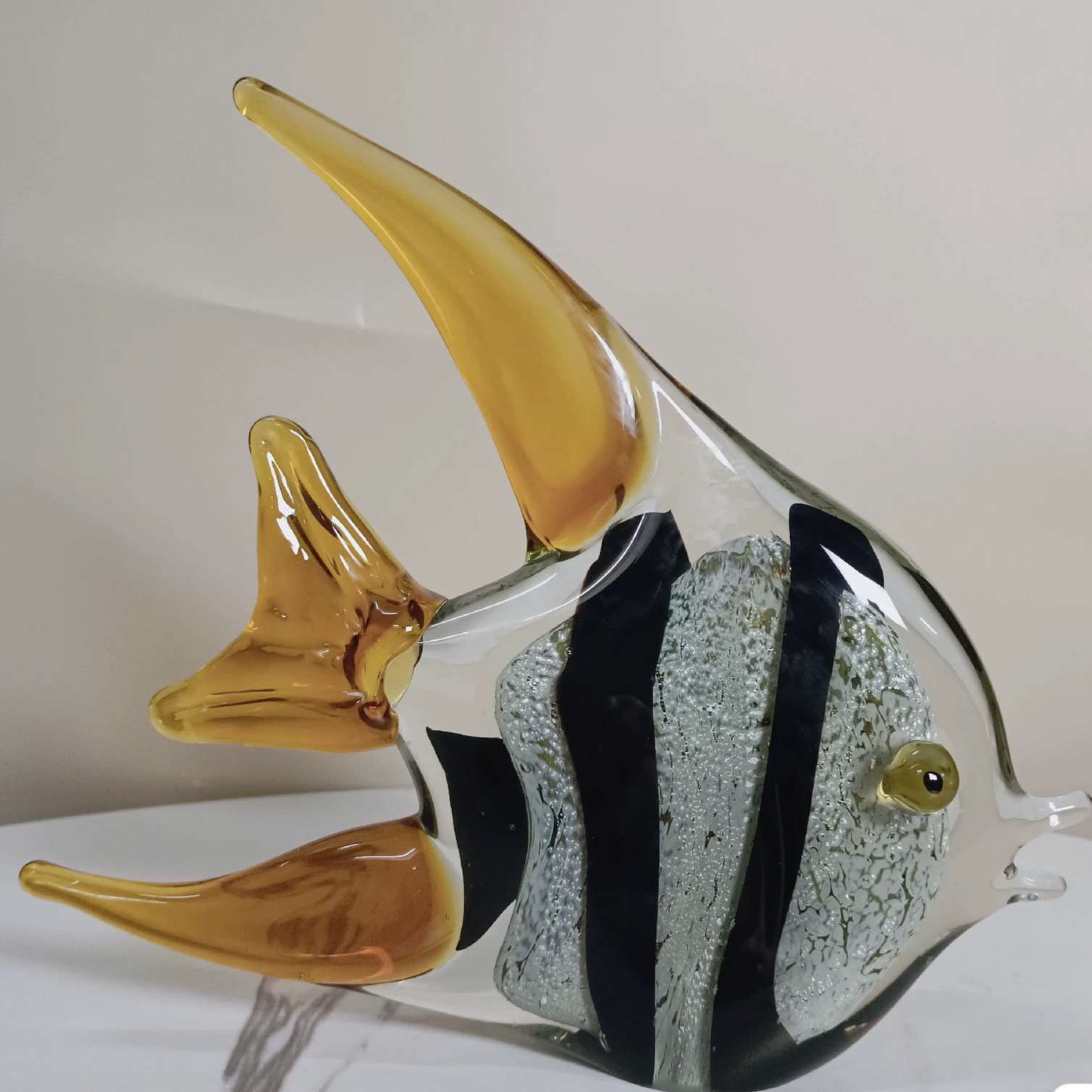 琉璃工艺品琉璃鱼摆件精美礼品创意工艺品收藏赏析送礼两相宜纯手工制作出口意大利详情图3