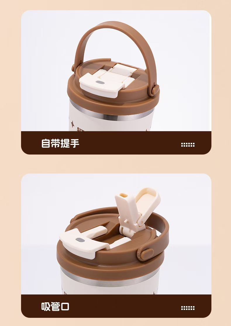Fashionable dual-drink portable Capibara 3D coffee cup detail image 10