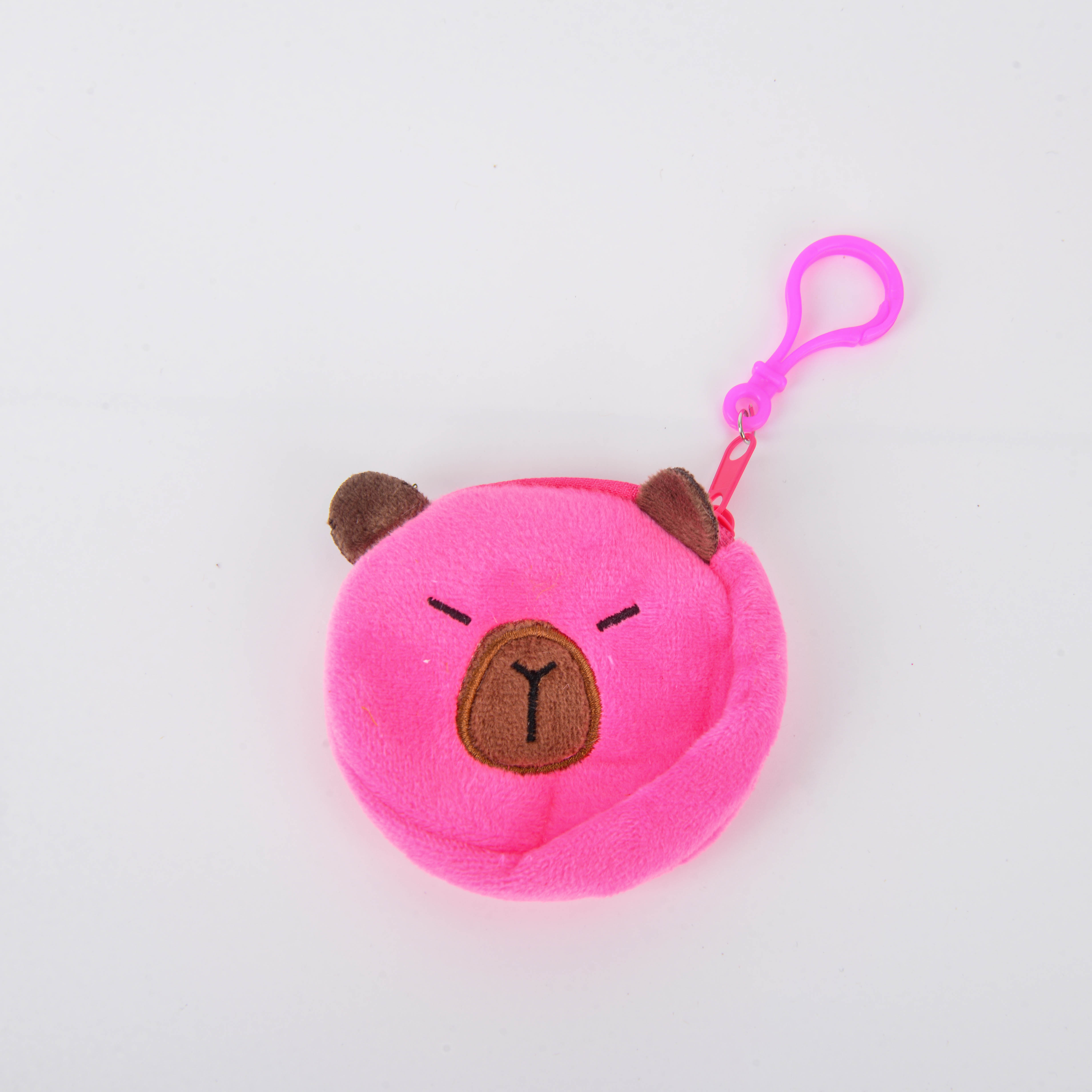 卡皮巴拉斜挎小圆包女ins可爱水豚鼠少女学生日常百搭收纳手机包细节图