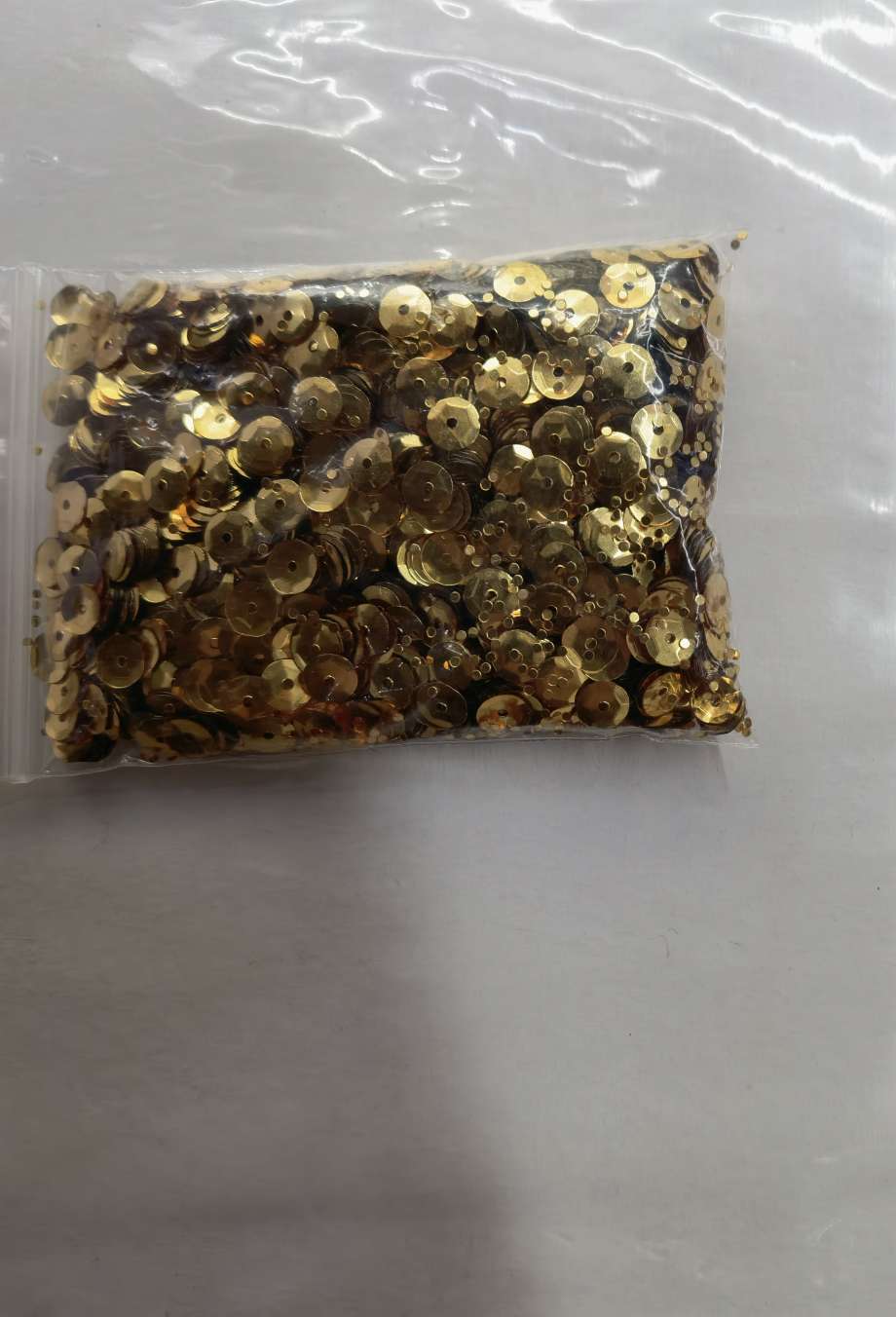 6mm eco-friendly curved gold sequins, suitable for jewelry and bags, handcrafted DIY, high-quality sequins, Jincan 149 detail image 4
