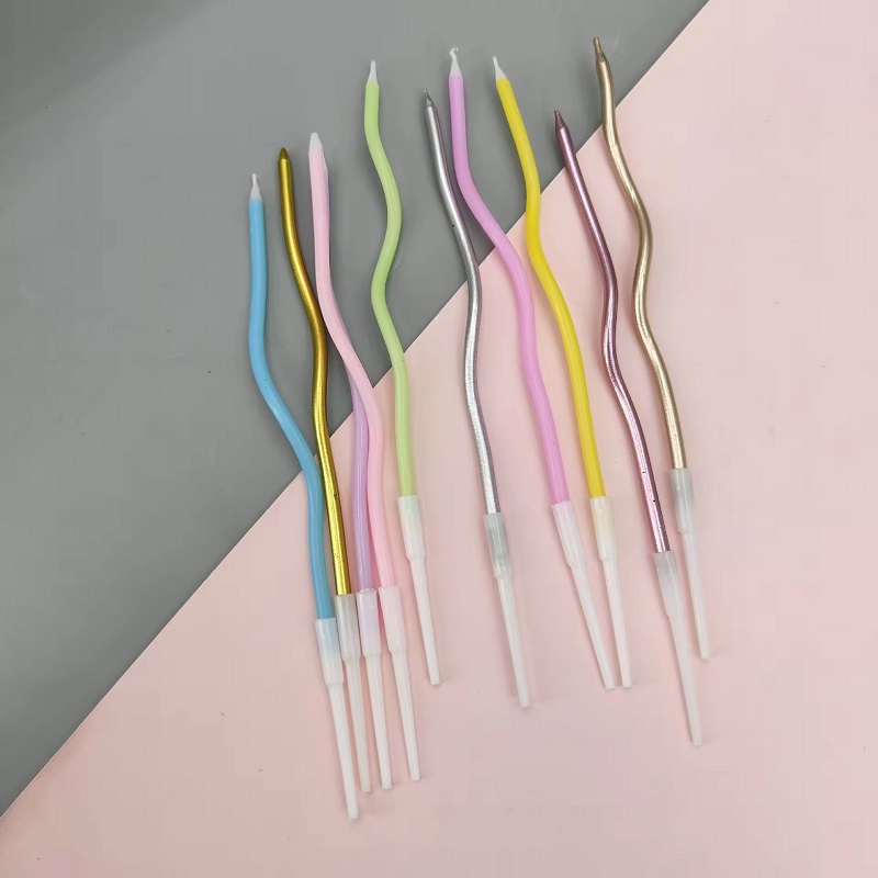 Electroplated paint seven-color candle cake decoration plug-in, birthday candles, dessert counter baking decoration, birthday small candles, candles, aromatherapy candles, aromatherapy candle gift box, household candles, candles, aromatherapy cake candles, small candles pic 8