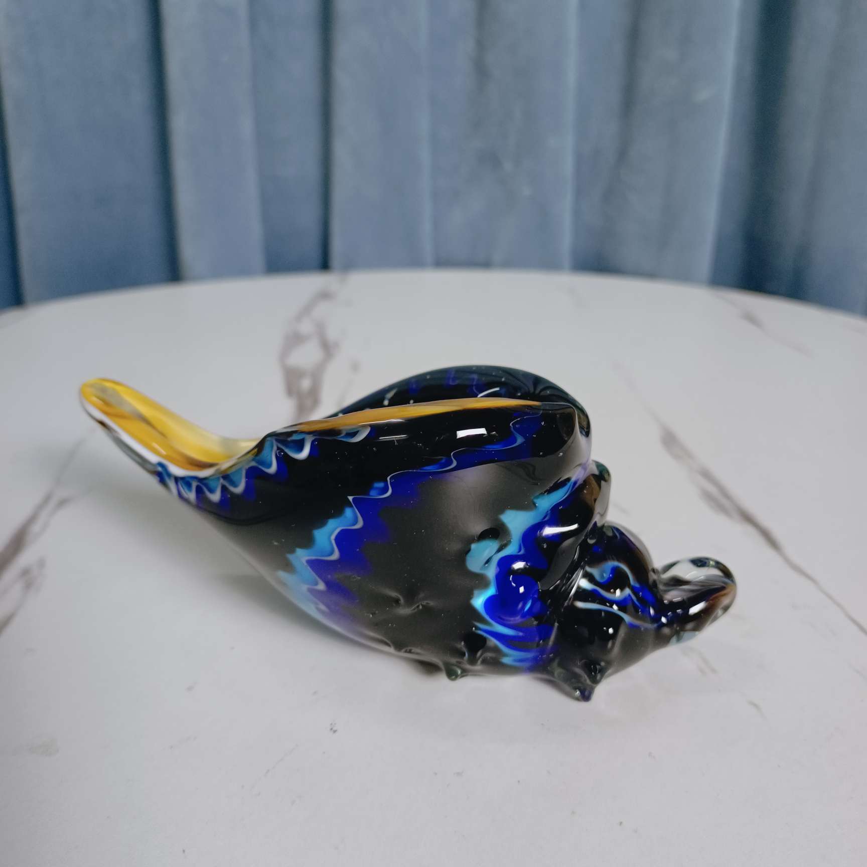 琉璃工艺品琉璃海螺摆件家居装饰品纯手工制作精美礼品艺术收藏品出口意大利详情图2