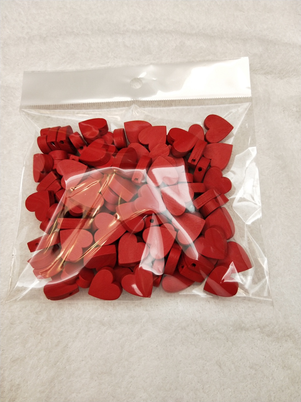 2木制大红桃心♥️，100个/包