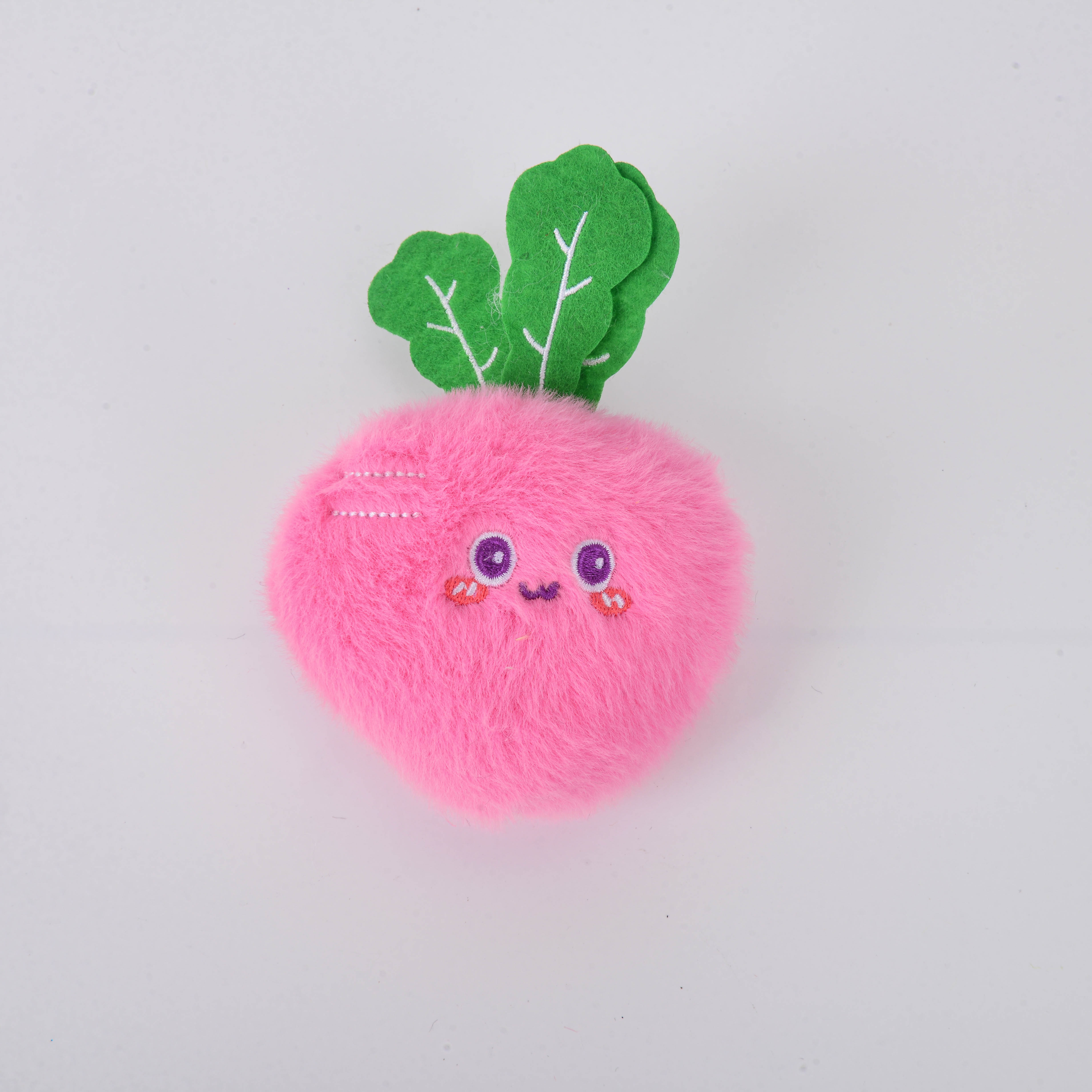 可爱表情水果蔬菜钥匙扣女生包包挂件毛绒玩具婚庆抛洒娃娃公仔