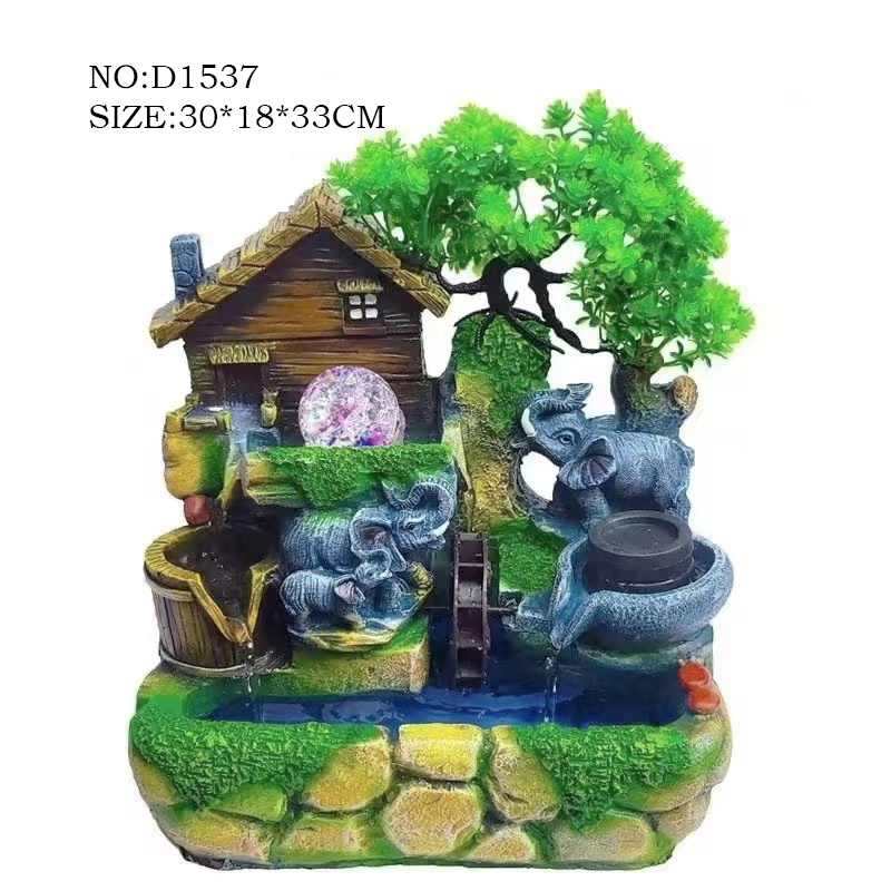 树脂流水/假山流水/摆件细节图