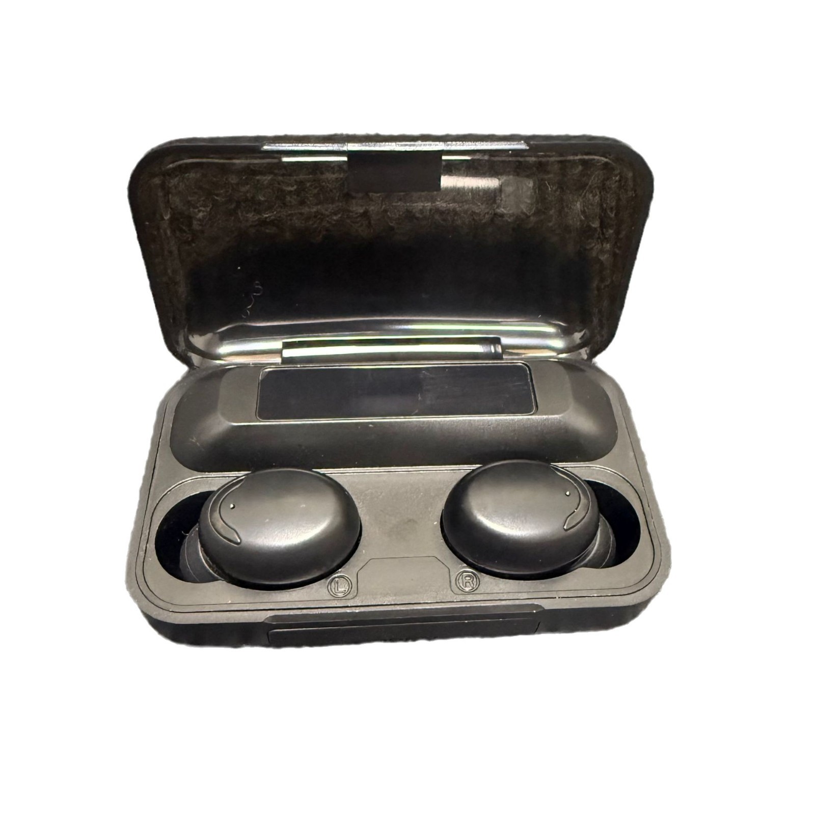 蓝牙耳机/耳机/蓝牙耳机ji/挂耳式蓝牙耳机/挂脖蓝牙耳机白底实物图