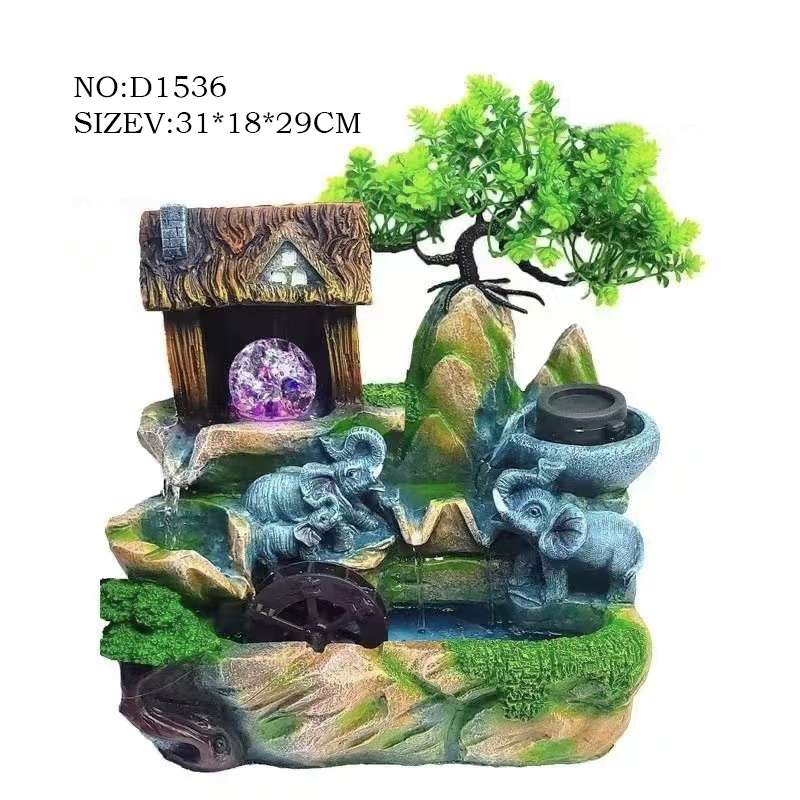 树脂流水/假山流水/摆件产品图