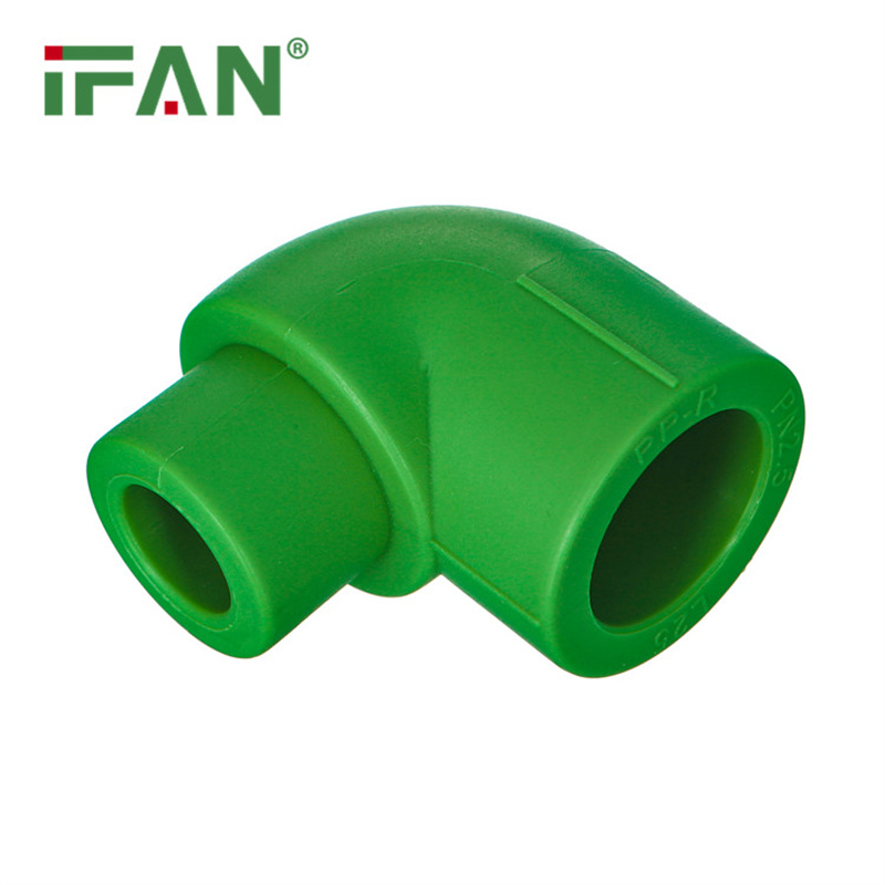 IFAN PPR Plastic Plumbing Tail Elbow 90° PPR Pipe Fittings细节图