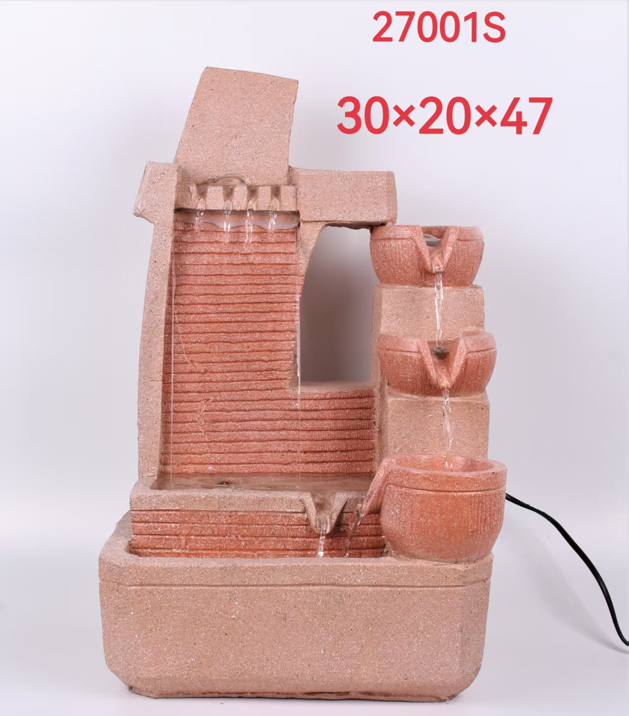 树脂流水/假山流水/摆件产品图