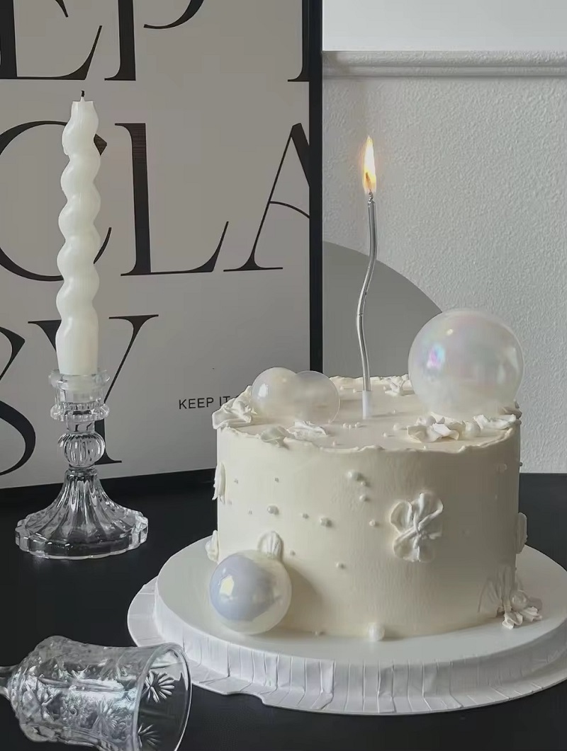 Electroplated paint seven-color candle cake decoration plug-in, birthday candles, dessert counter baking decoration, birthday small candles, candles, aromatherapy candles, aromatherapy candle gift box, household candles, candles, aromatherapy cake candles, small candles Specification image