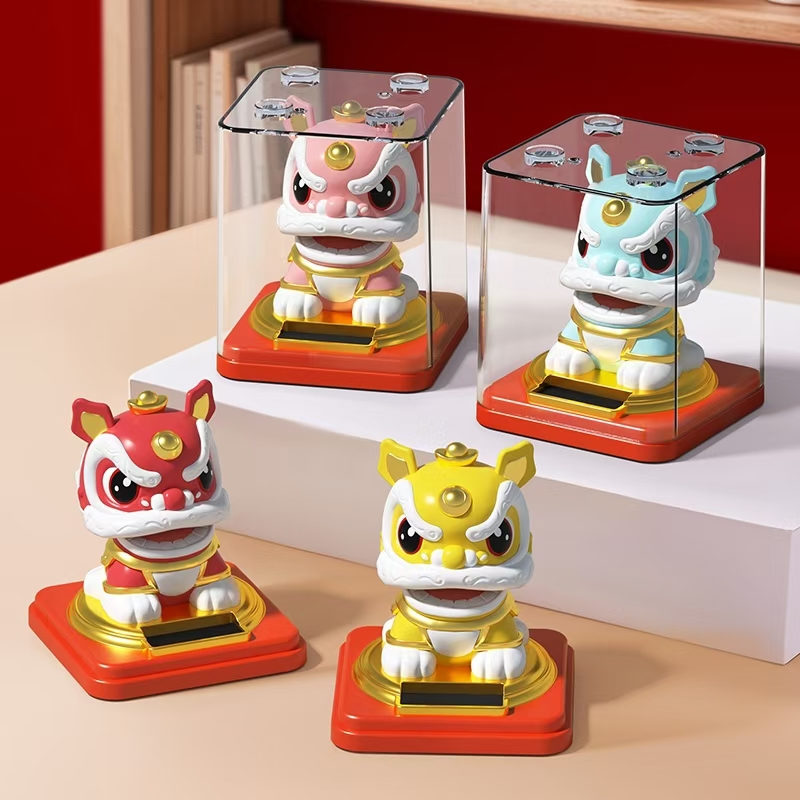 醒狮福气大号3寸太阳能摆件
A款粉色 B款红色 C款黄色 D款蓝色 白底实物图