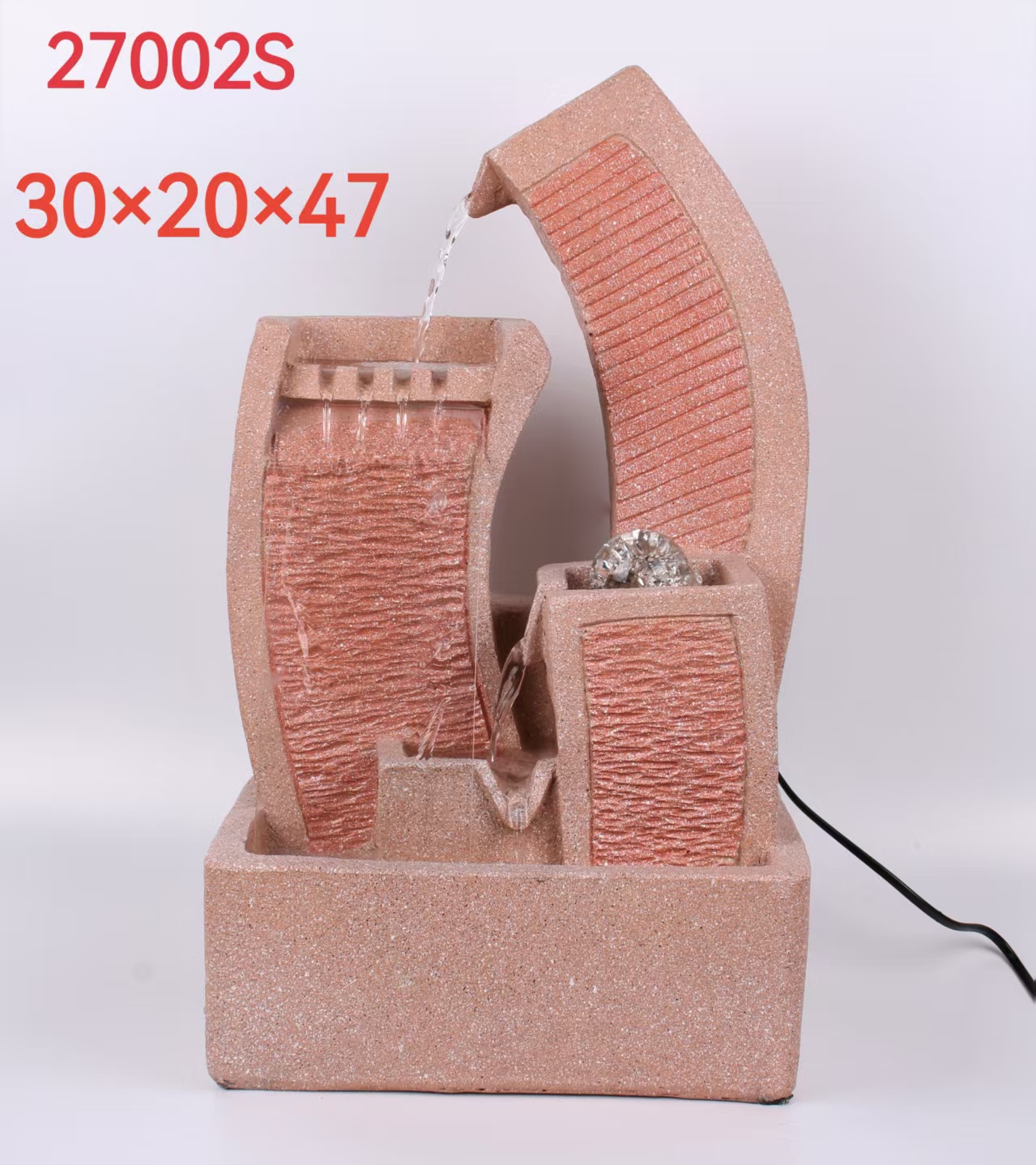 流水摆件实物图