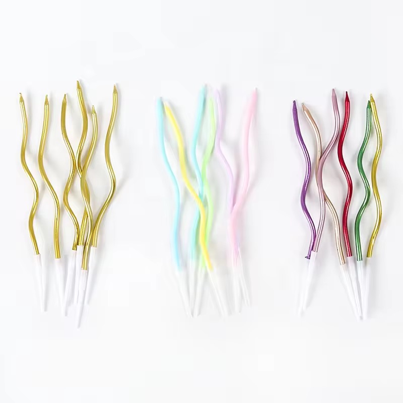 Electroplated paint seven-color candle cake decoration plug-in, birthday candles, dessert counter baking decoration, birthday small candles, candles, aromatherapy candles, aromatherapy candle gift box, household candles, candles, aromatherapy cake candles, small candles pic 9