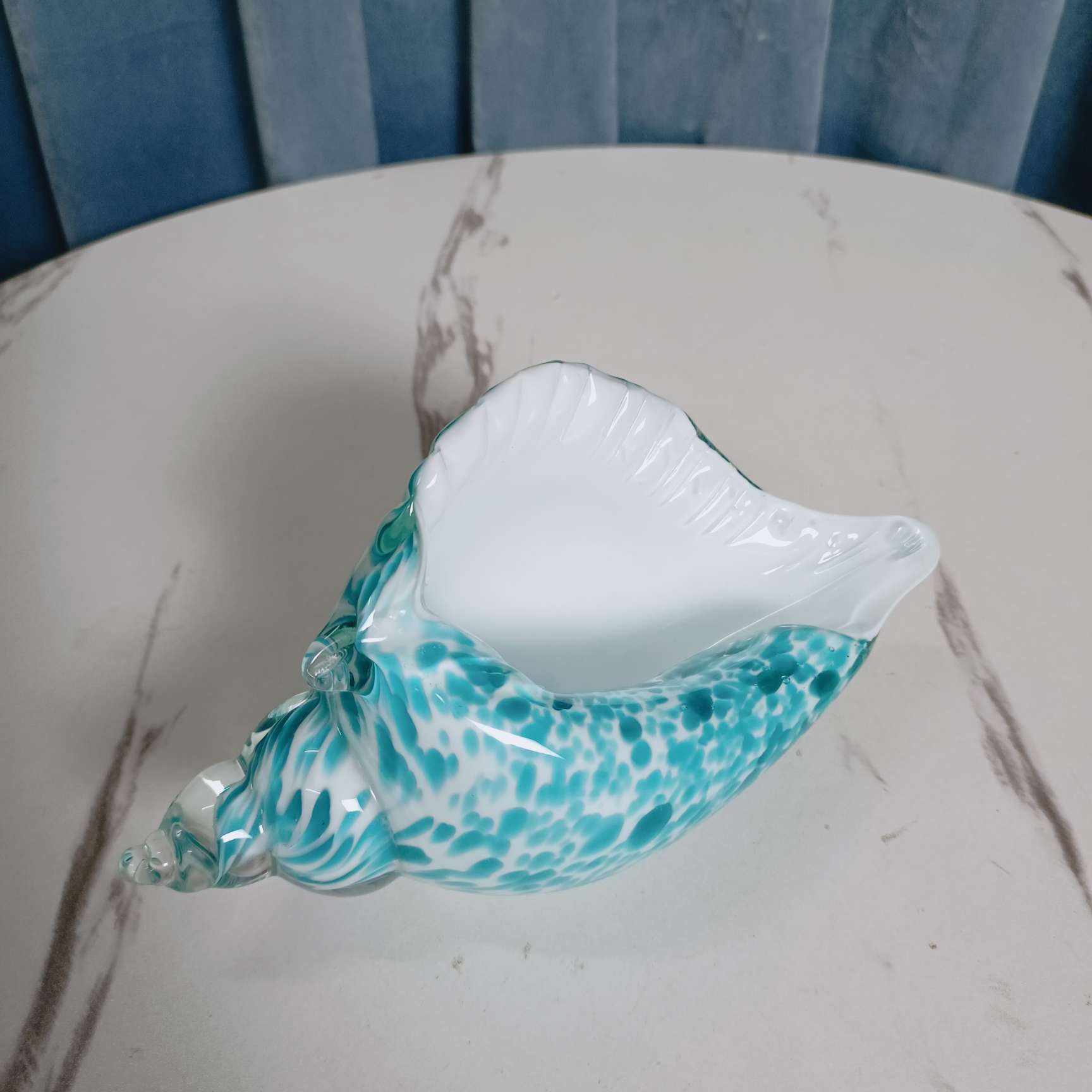 琉璃工艺品琉璃海螺摆件家居装饰品纯手工制作精美礼品艺术收藏品出口意大利细节图