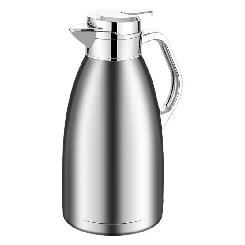 2L咖啡壶304不锈钢保温水壶家用热水壶茶壶保温茶壶