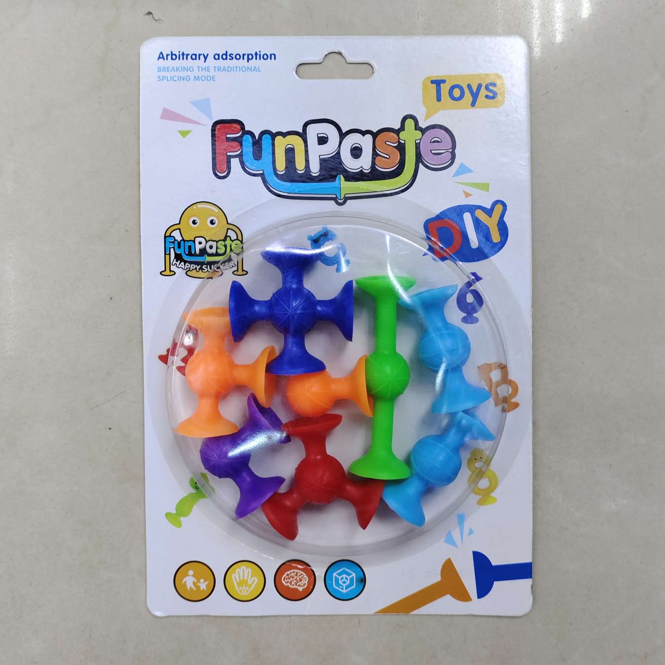 Children's educational building blocks, soft rubber building blocks, mixed color suction fun, pasting fun, mutual suction splicing, dinosaur series, hexagonal series, bee series, ocean series, KFC basketball series, material safety detail image 2