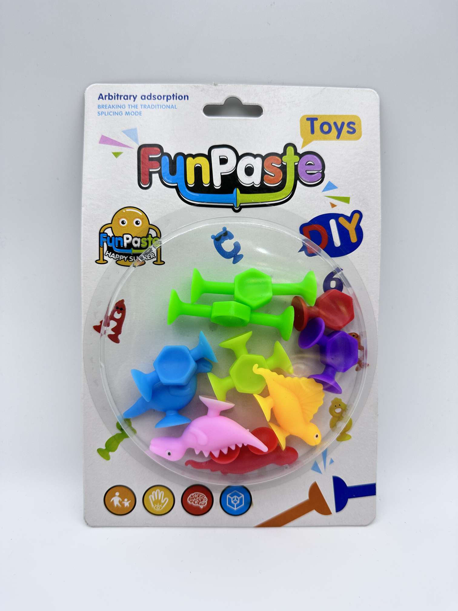 Children's educational building blocks, soft rubber building blocks, mixed color suction fun, pasting fun, mutual suction splicing, dinosaur series, hexagonal series, bee series, ocean series, KFC basketball series, material safety detail image 9