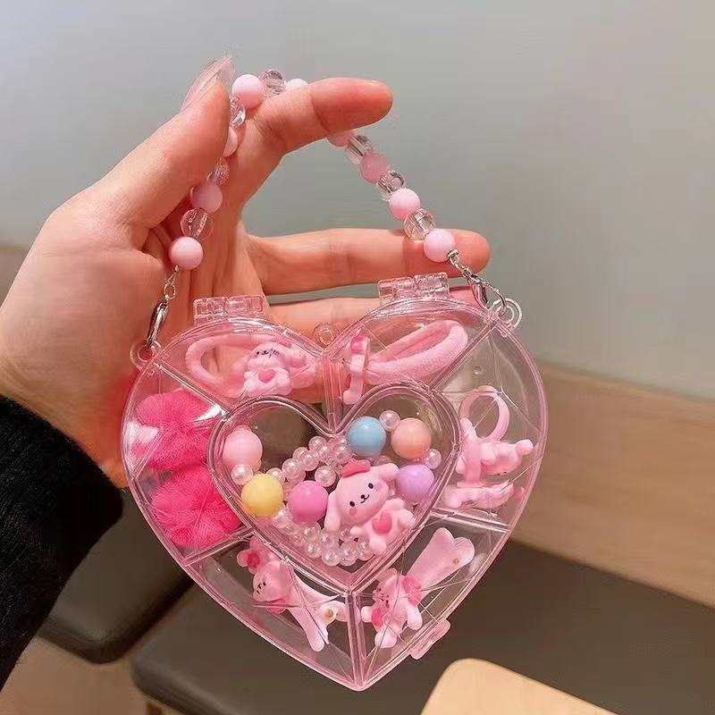 Children's jewelry, baby cartoon cute pendant bracelet set, birthday gift box in stock wholesale details Picture