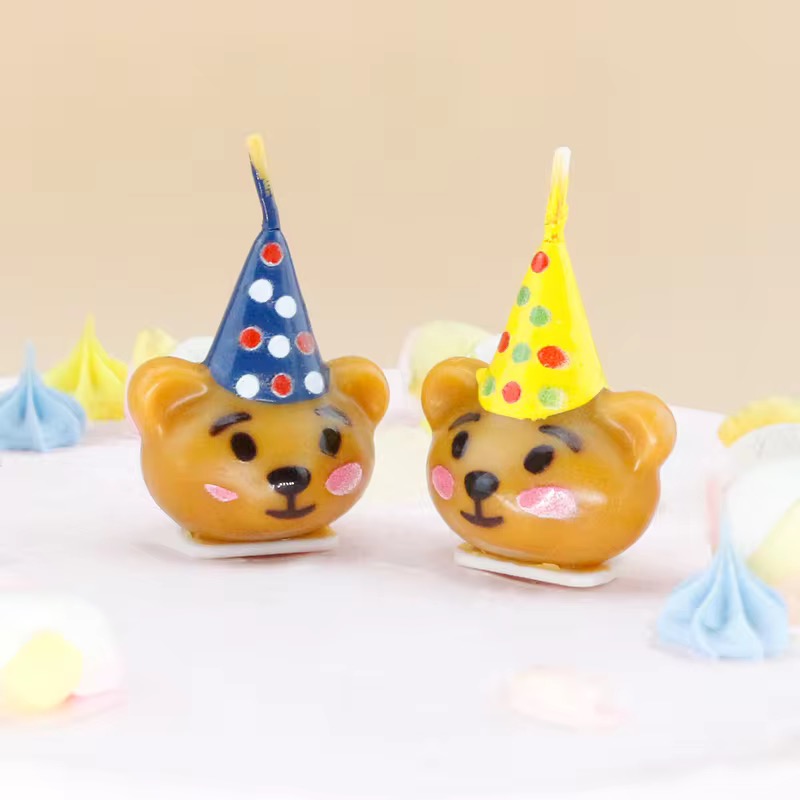 可爱小熊生日蜡烛蛋糕装饰插件生日蜡烛甜品台烘焙装扮生日小蜡烛香薰蜡烛蜡烛家用蜡烛蜡烛香薰蛋糕蜡烛生日蜡烛生日蛋糕白蜡烛蜡