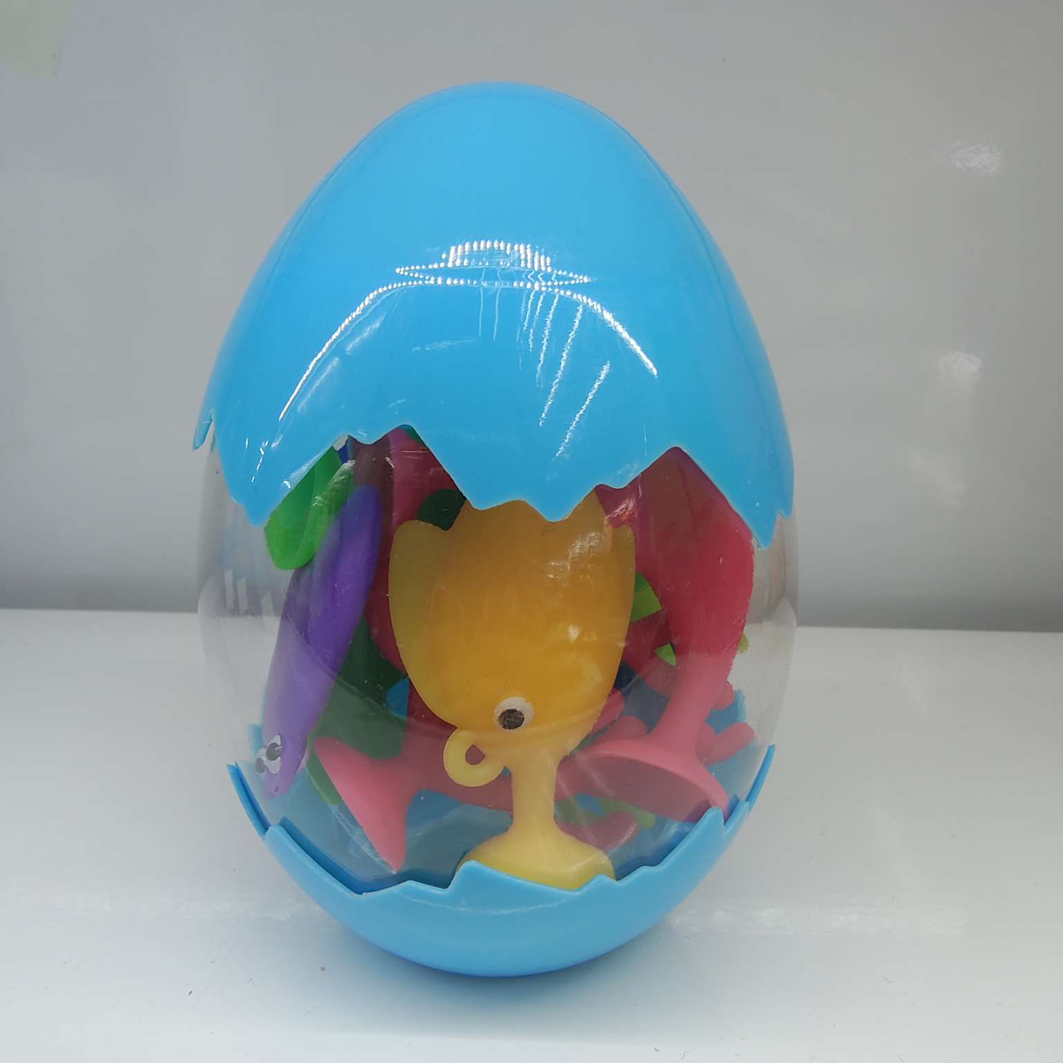 Children's educational soft rubber building blocks, color-mixed eggshell packaging, suction Fun, Paste fun materials, environmentally friendly and safe, ocean series, space series, dinosaur series, hexagonal series, bee series, multiple series to choose from Item Picture