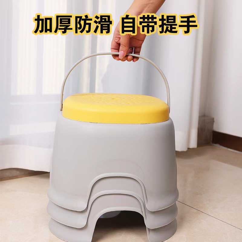 Wholesale G34-Cs0012 Portable Stool For Home Use, Easy-To-Place Colorful Small Stool, Portable For Home Use details Picture