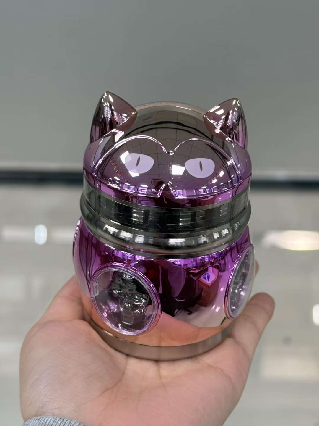 磨烟器，烟具，招财猫磨烟器，锌合金详情图4