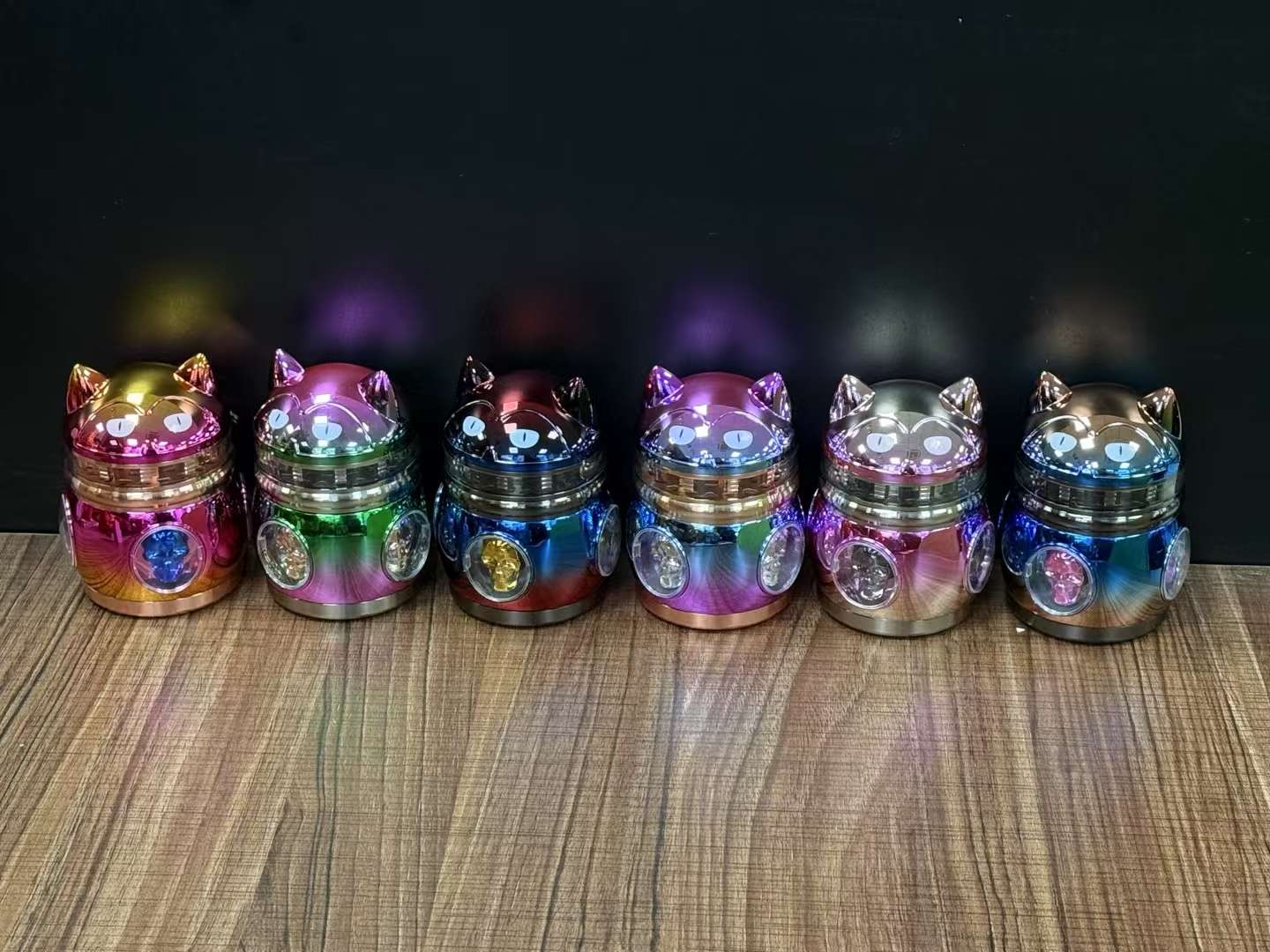 磨烟器，烟具，招财猫磨烟器，锌合金详情图5