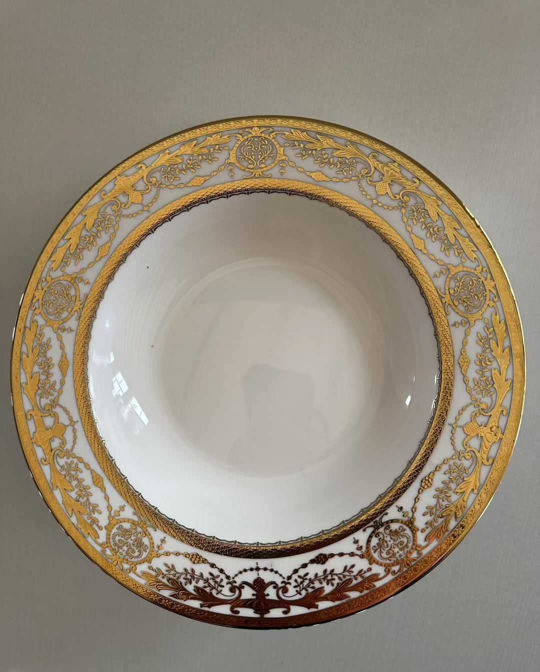 陶瓷盘子酒店特色餐具电镀陶瓷盘碗