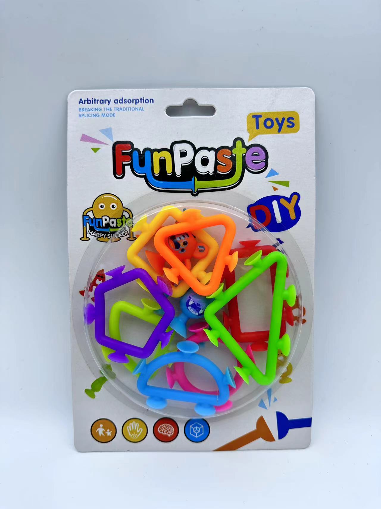 Children's educational building blocks, soft rubber building blocks, mixed color suction fun, pasting fun, mutual suction splicing, dinosaur series, hexagonal series, bee series, ocean series, KFC basketball series, material safety detail image 6