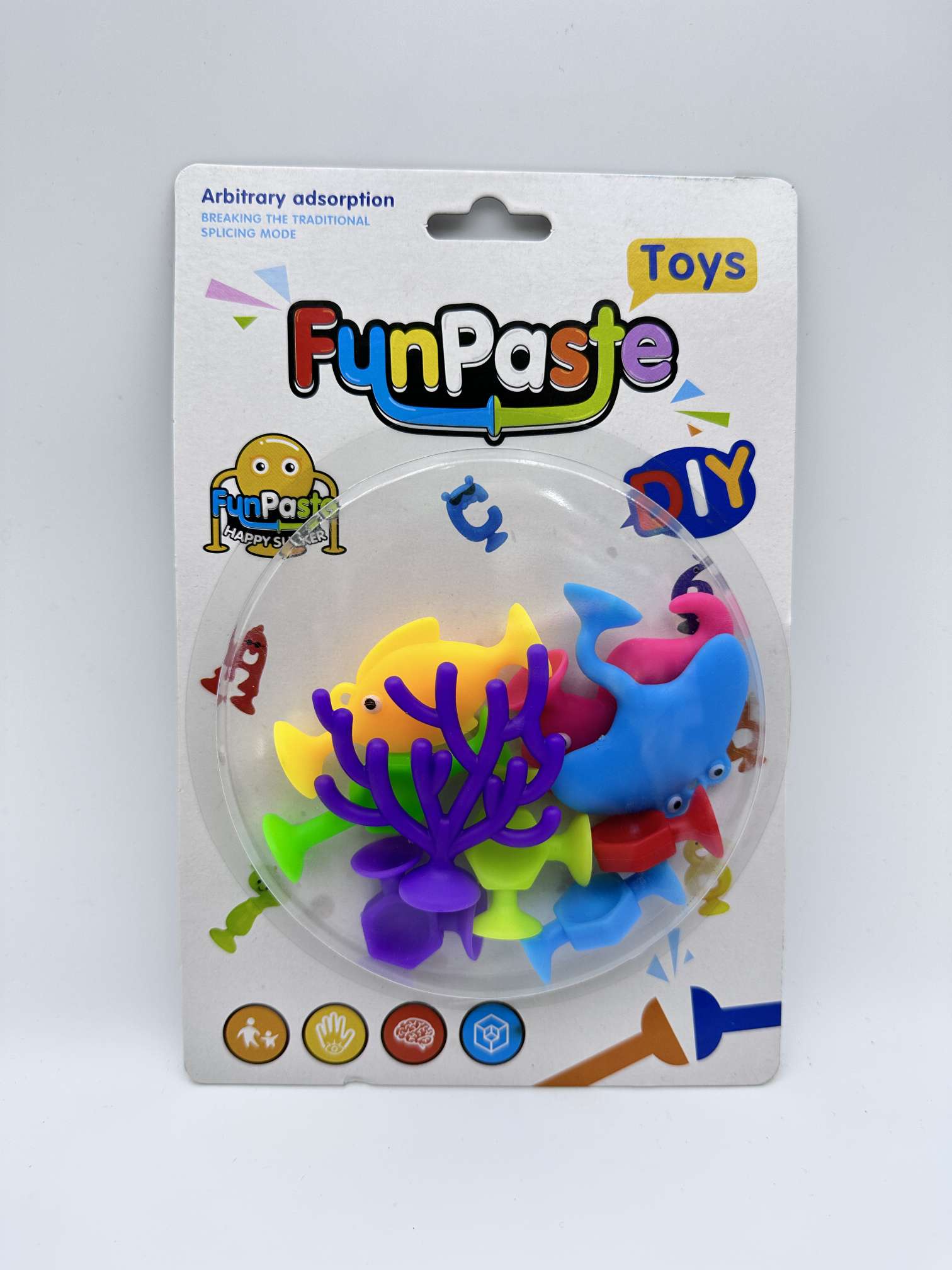 Children's educational building blocks, soft rubber building blocks, mixed color suction fun, pasting fun, mutual suction splicing, dinosaur series, hexagonal series, bee series, ocean series, KFC basketball series, material safety detail image 7