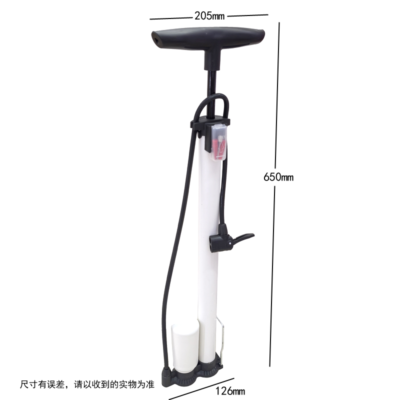 231215 Changbai air pump, bicycle floor air pump, mountain bike, car iron air pump, household toy air pump, air filling pump Item Picture