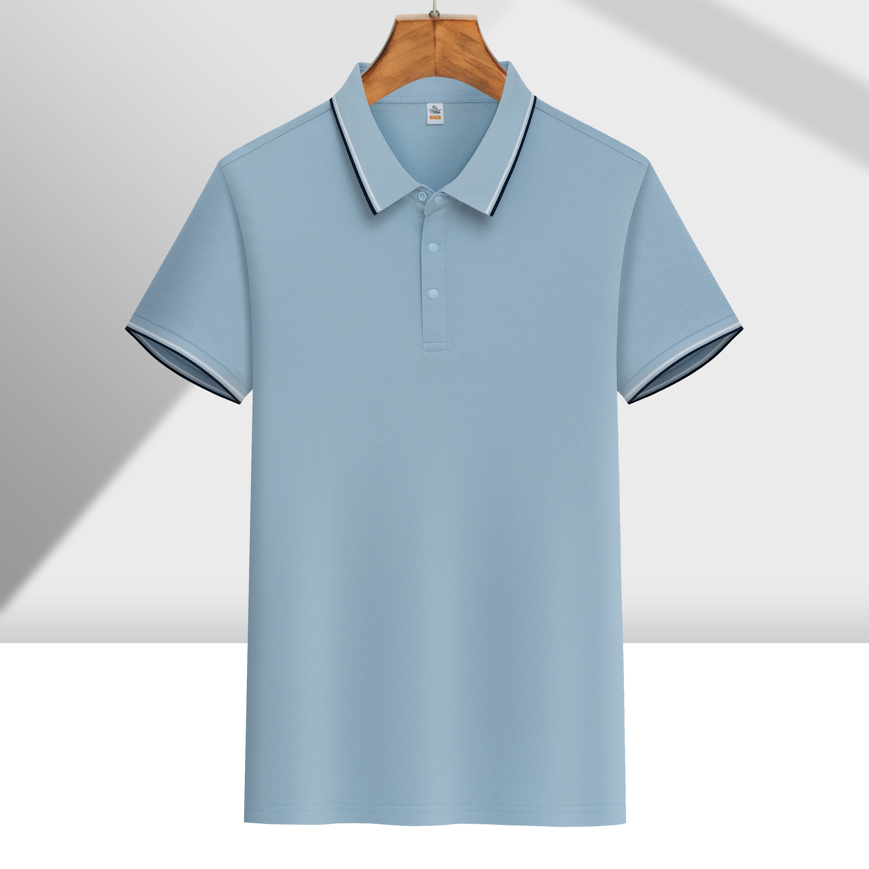5617# con borde 100% algodón POLO de hombre camiseta personalizada ropa de trabajo de manga corta camisa de algodón algodón construcción de camisa de publicidad personalizado ropa de equipo de impresión logotipo - 41