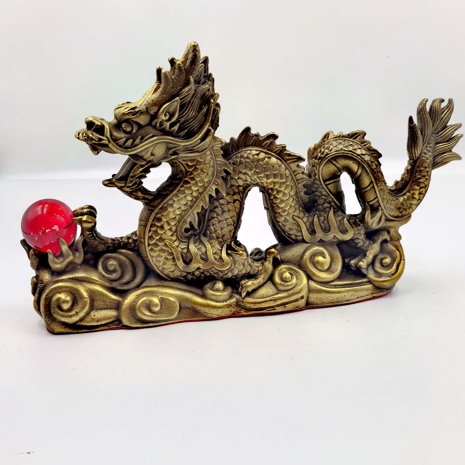 义乌市琳烺工艺品商行 黄铜龙摆件 礼品工艺摆件 镇宅摆件  艺术收藏品产品图