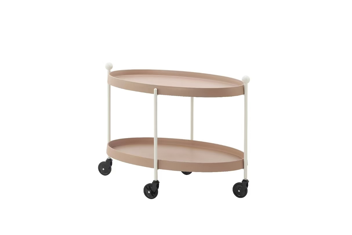 方形推车奶油风沙发移动边几小推车北欧小桌子创意极简网红ins小户型茶几详情图2