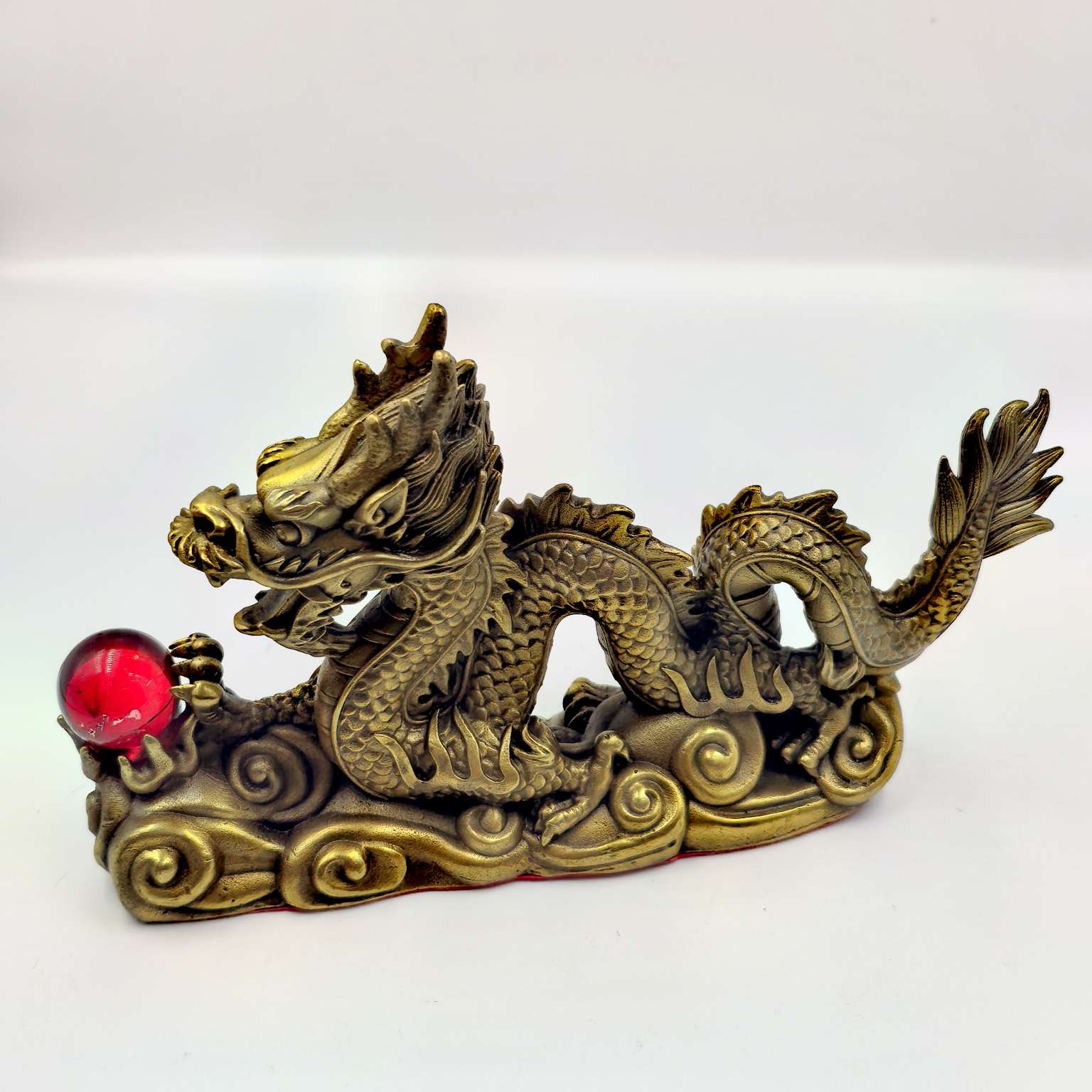 义乌市琳烺工艺品商行 黄铜龙摆件 礼品工艺摆件 镇宅摆件  艺术收藏品详情图4