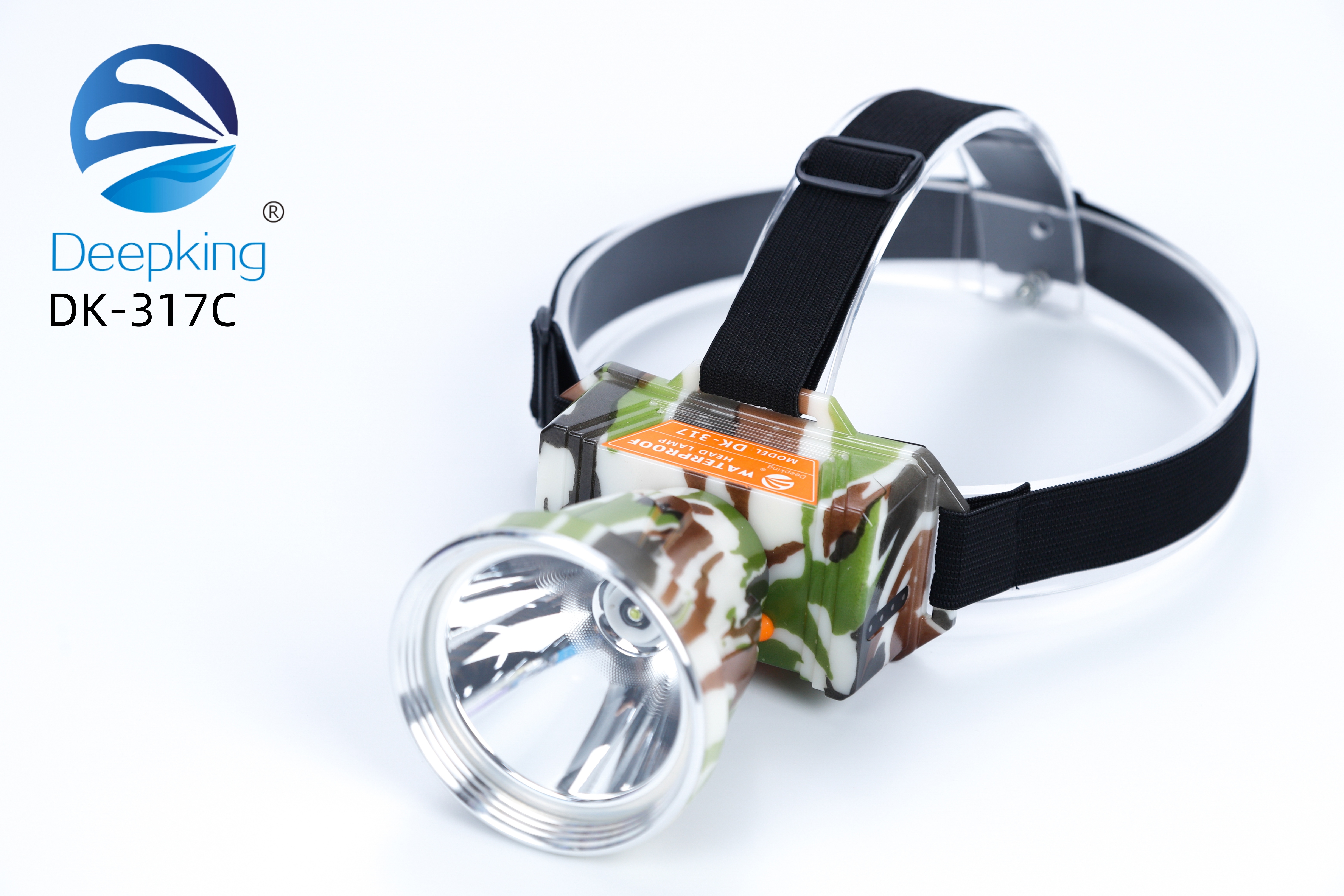 DeepKing Cross-border DK-317C Headlamp, high-intensity charging, ultra-bright head-mounted outdoor small flashlight, hernia sensing night fishing, ultra-long battery life miner's lamp