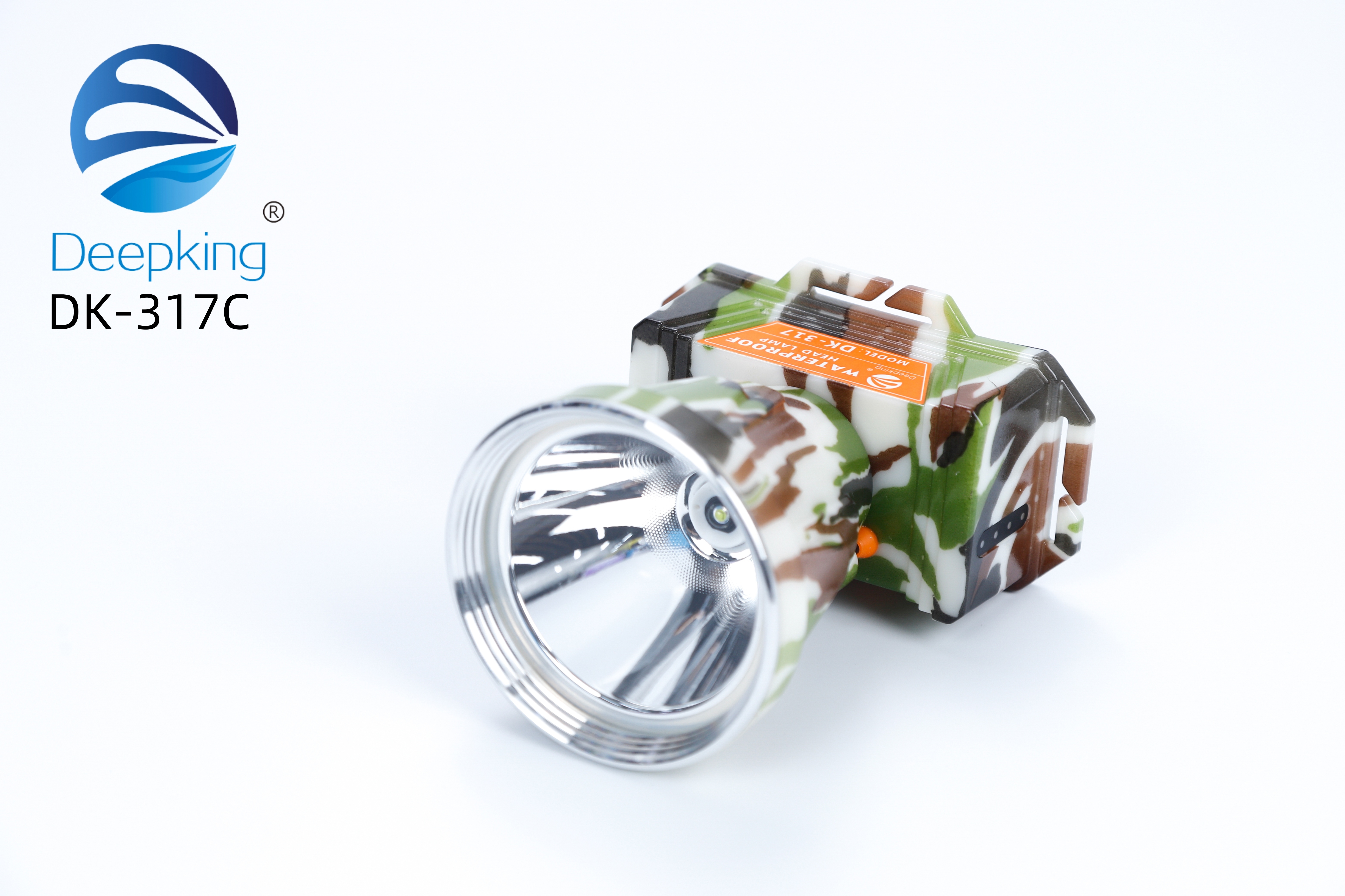 DeepKing Cross-border DK-317C Headlamp, high-intensity charging, ultra-bright head-mounted outdoor small flashlight, hernia sensing night fishing, ultra-long battery life miner's lamp details Picture