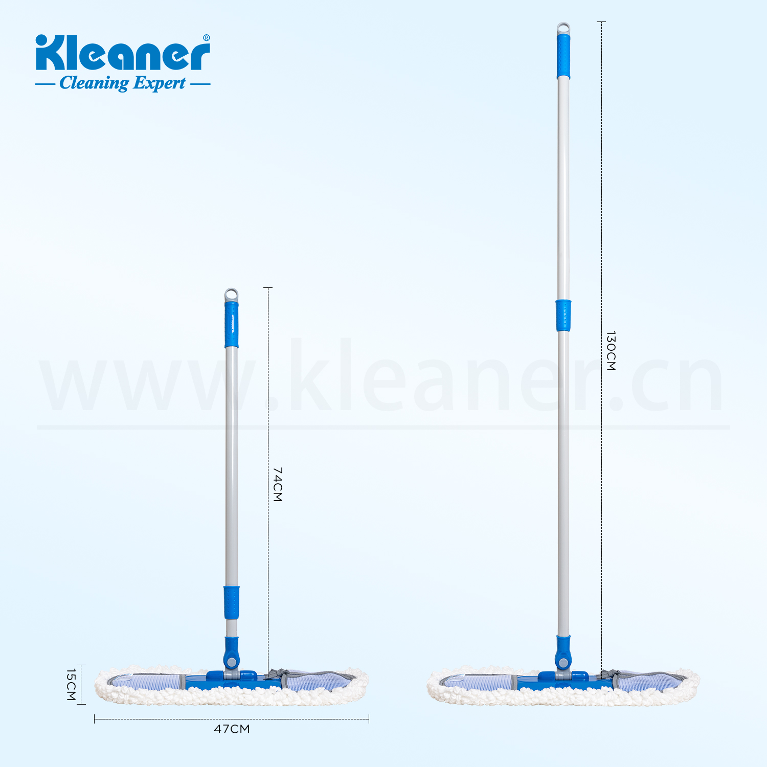 Household microfiber flat mop Household mop details Picture