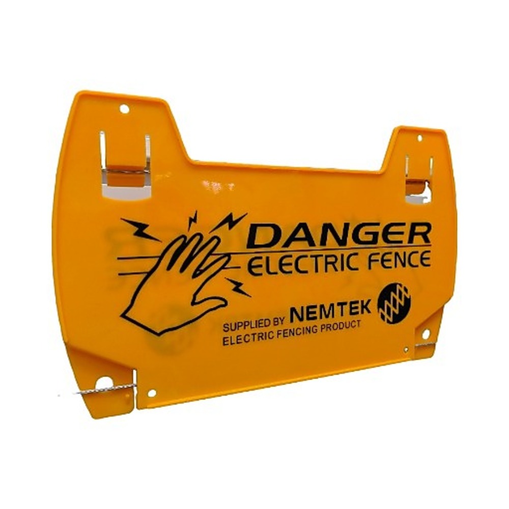 Electric Fencing Warning Sign Security Fence Wire