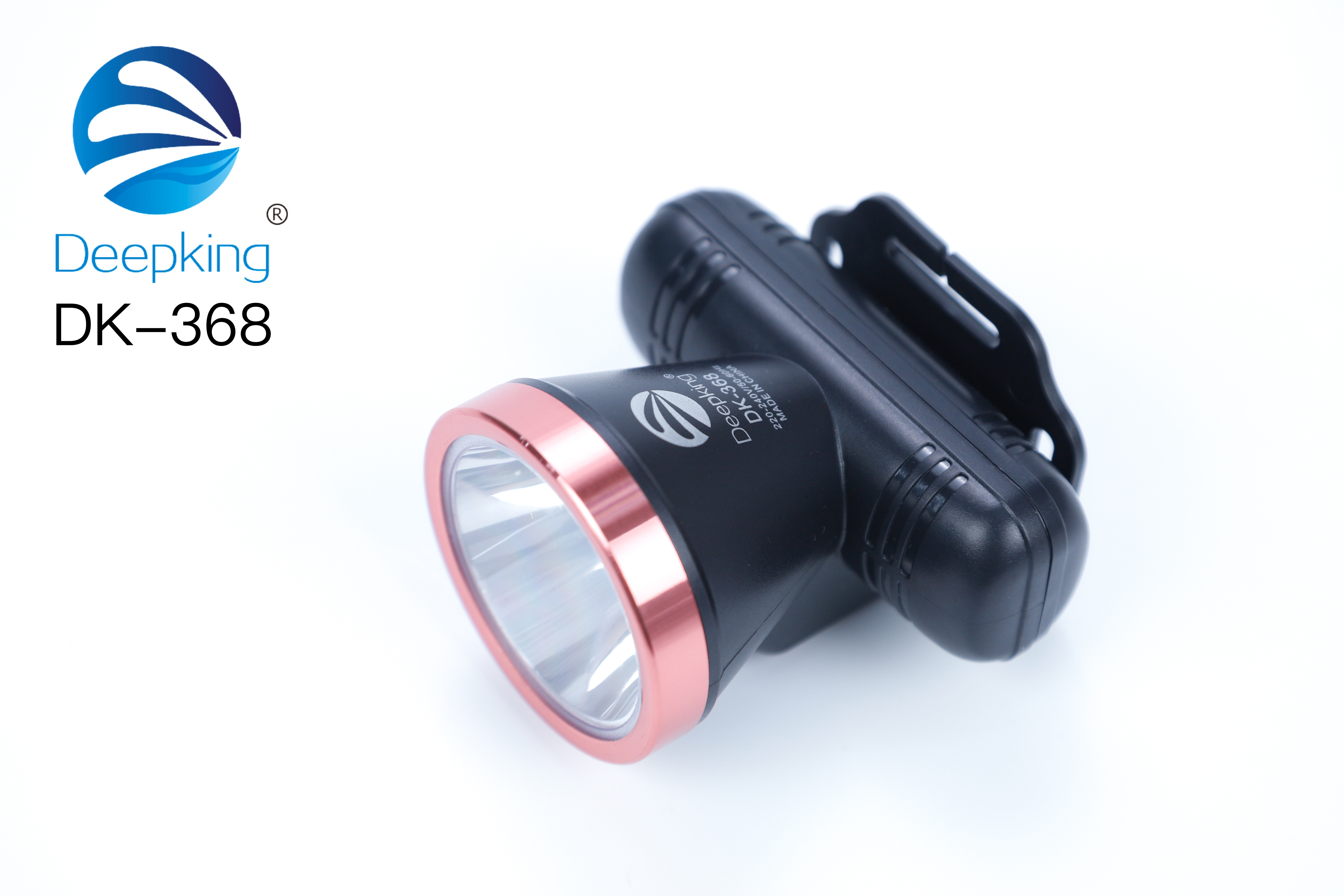 DeepKing Cross-border DK-368 Headlamp, high-intensity charging, ultra-bright head-mounted outdoor small flashlight, hernia sensing night fishing, ultra-long battery life miner's lamp Specification image
