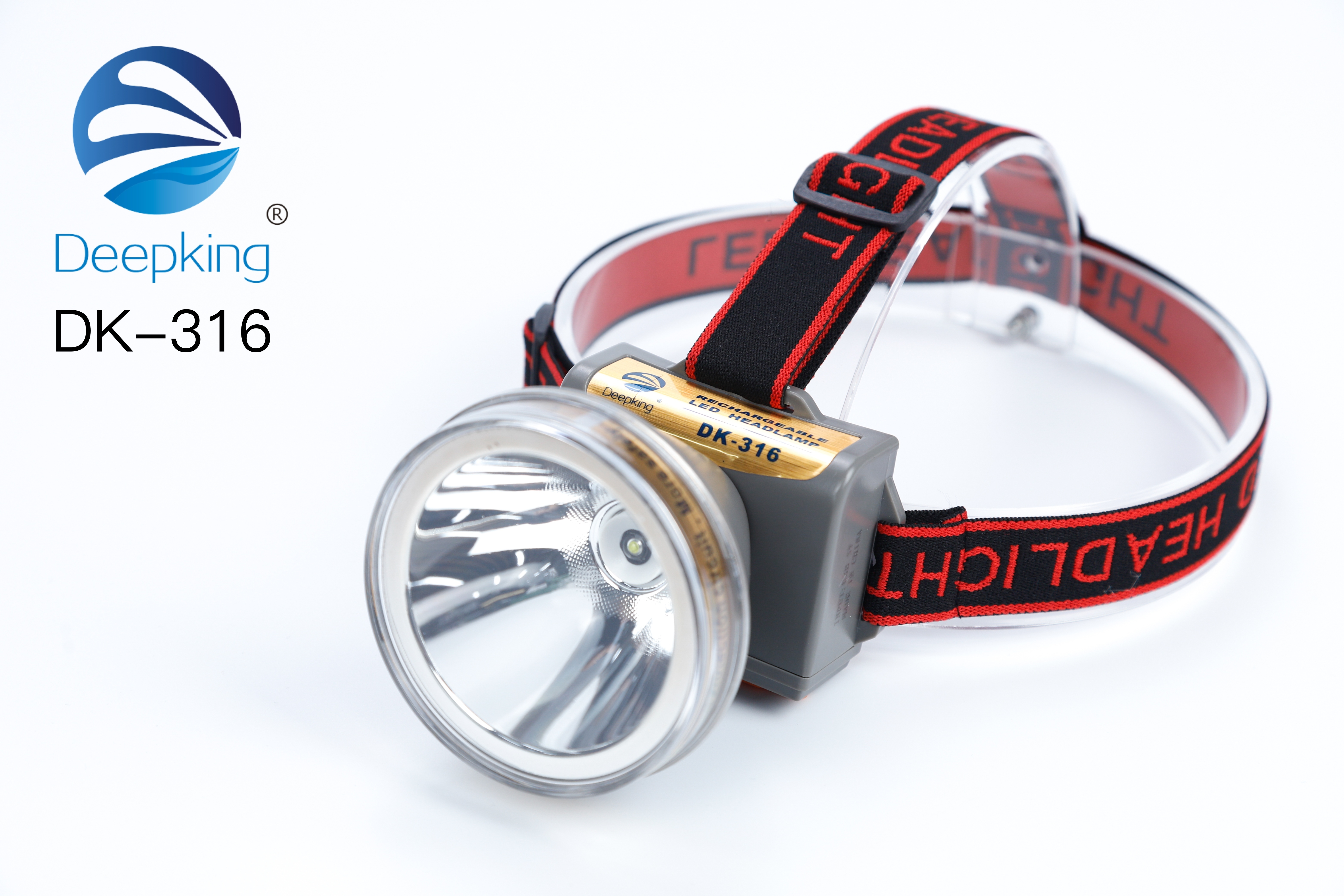 DeepKing Cross-border DK-316 Headlamp, high-intensity charging, ultra-bright head-mounted outdoor mini flashlight, hernia sensing night fishing, ultra-long battery life miner's lamp