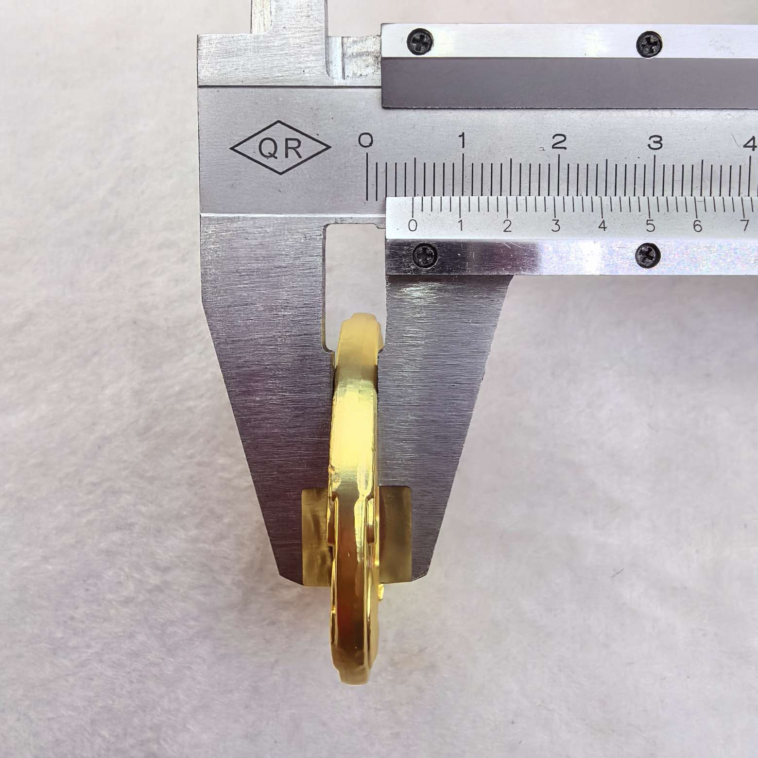 义乌市琳烺工艺品商行 黄铜加厚花钱 双色山鬼钱 4.5厘米加厚红色山鬼钱 黄铜配件批发详情图3