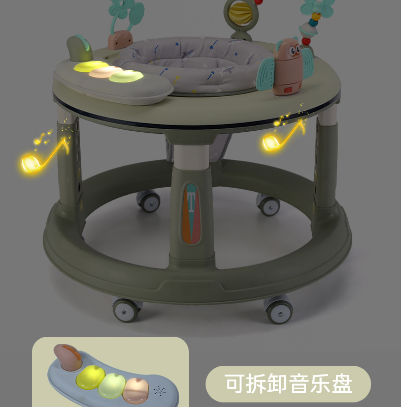 婴儿学步车防O型腿多功能防侧翻男女宝宝助步学走路车早教玩具车 详情图7