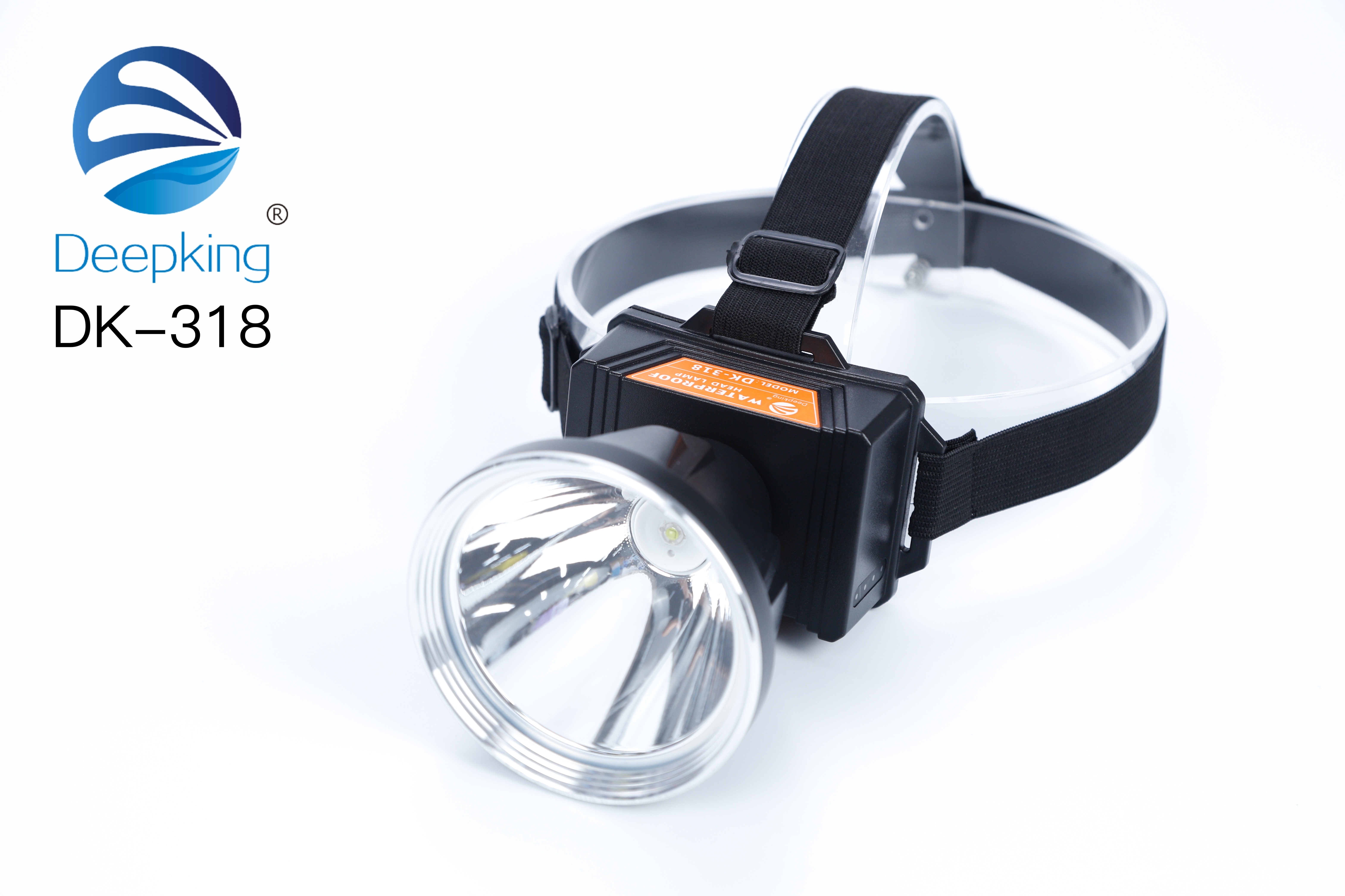 DeepKing Cross-border DK-318 DK-317 Headlamp, high-intensity charging, ultra-bright head-mounted outdoor small flashlight, hernia sensing night fishing, ultra-long battery life miner's lamp Specification image