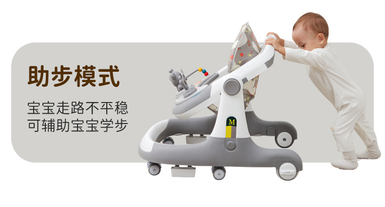 Baby walker to prevent O-shaped legs, multi-functional anti-rollover, and baby walkers for boys and girls detail image 6